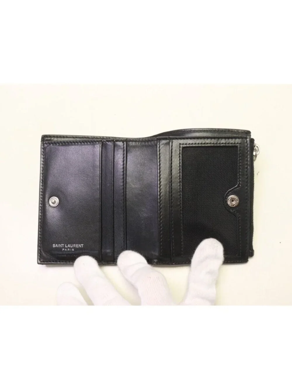 Saint Laurent Leather Bifold Wallet